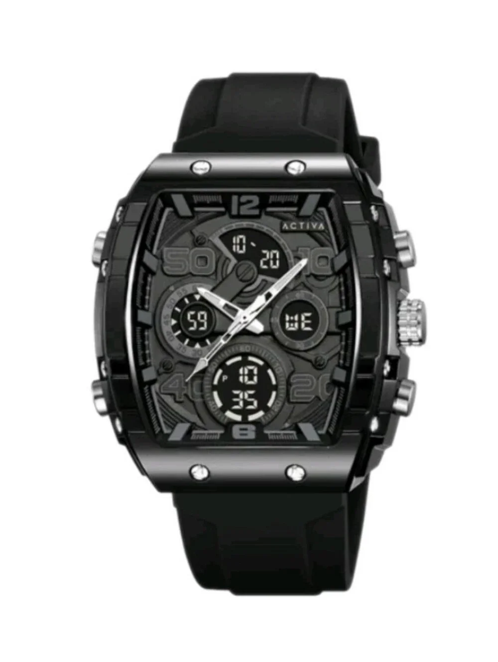 Activa X Invicta Digital Essentials Men's Watch - 45mm. Black (ACW8109-001)